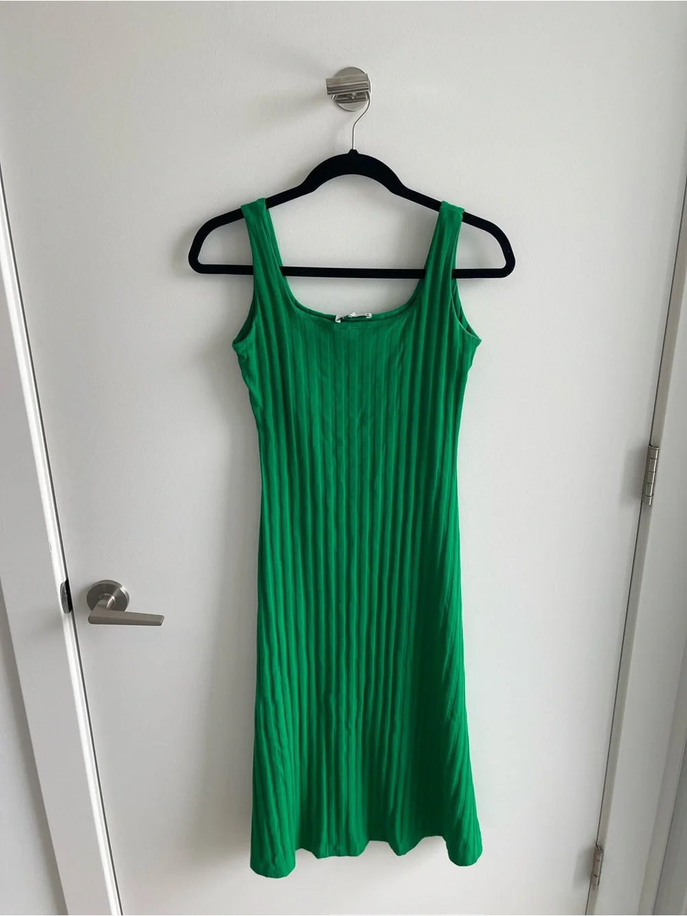 zara ribbed green dress NEW Zara green cut out ribbed dress